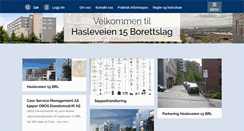 Desktop Screenshot of hasleveien15.net