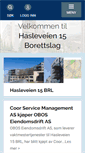 Mobile Screenshot of hasleveien15.net